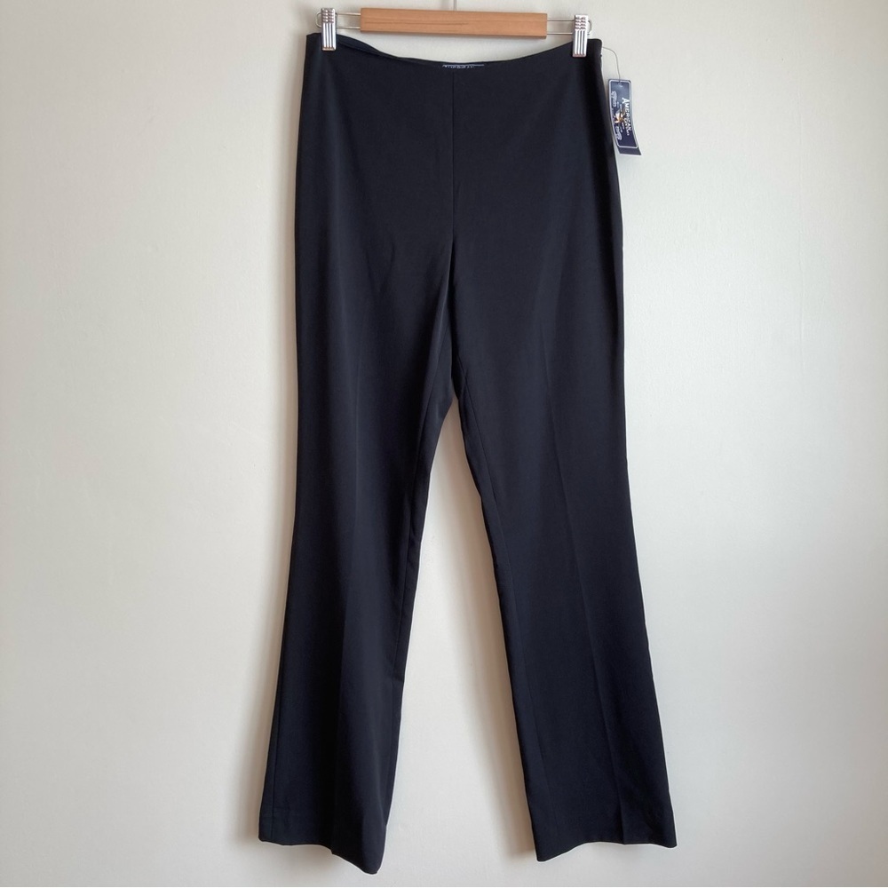 NWT American Living Black Side Zip High RiseTrousers 4